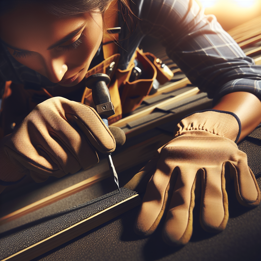 Asphalt shingle close-up